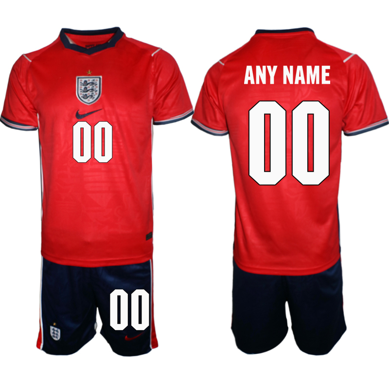 Men England 2026 World Cup soccer jersey Custom red